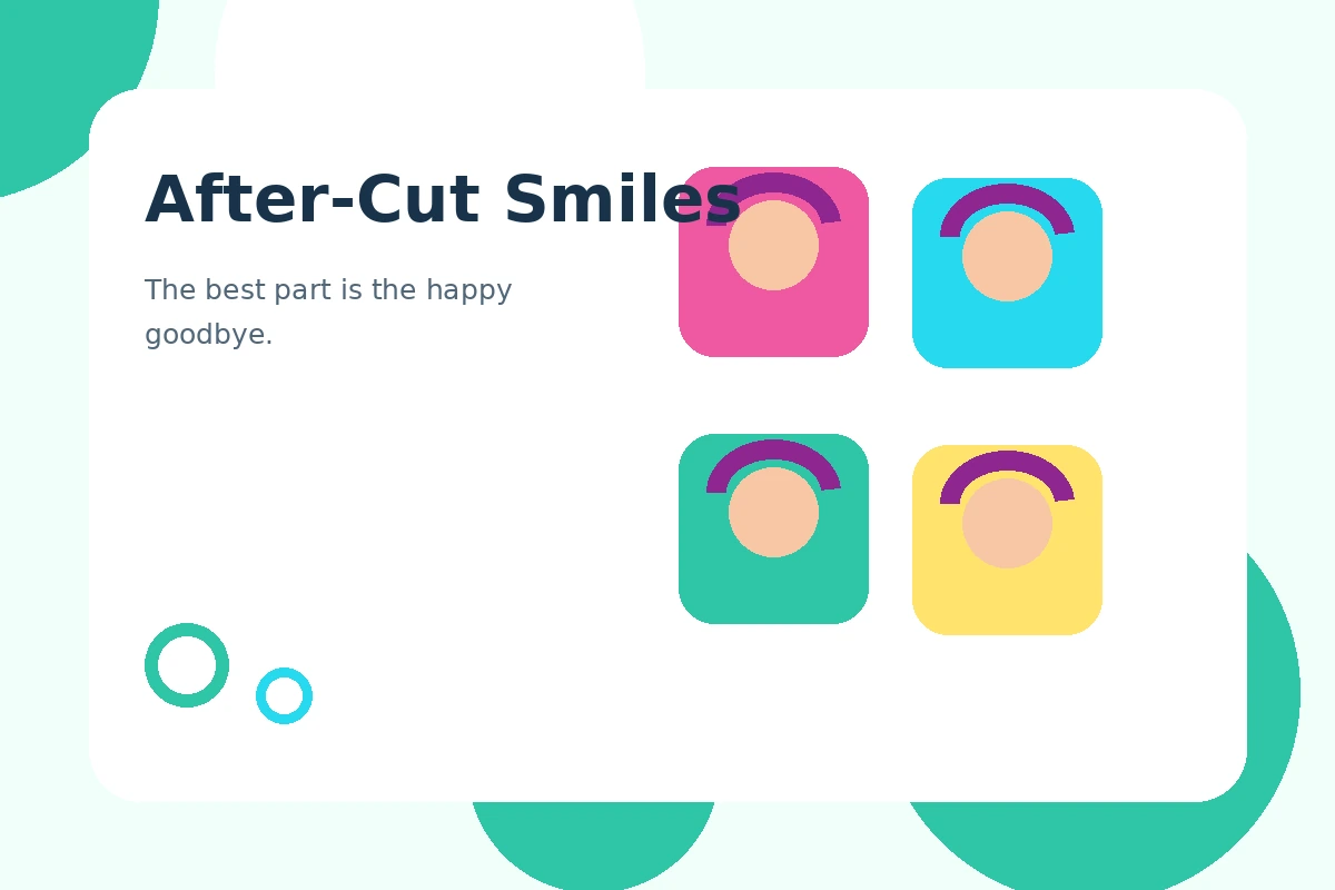 After cut smiles