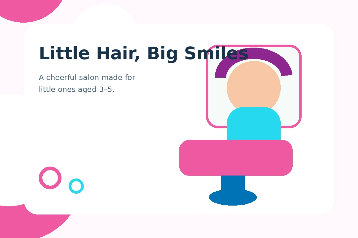 Playful kids hair studio